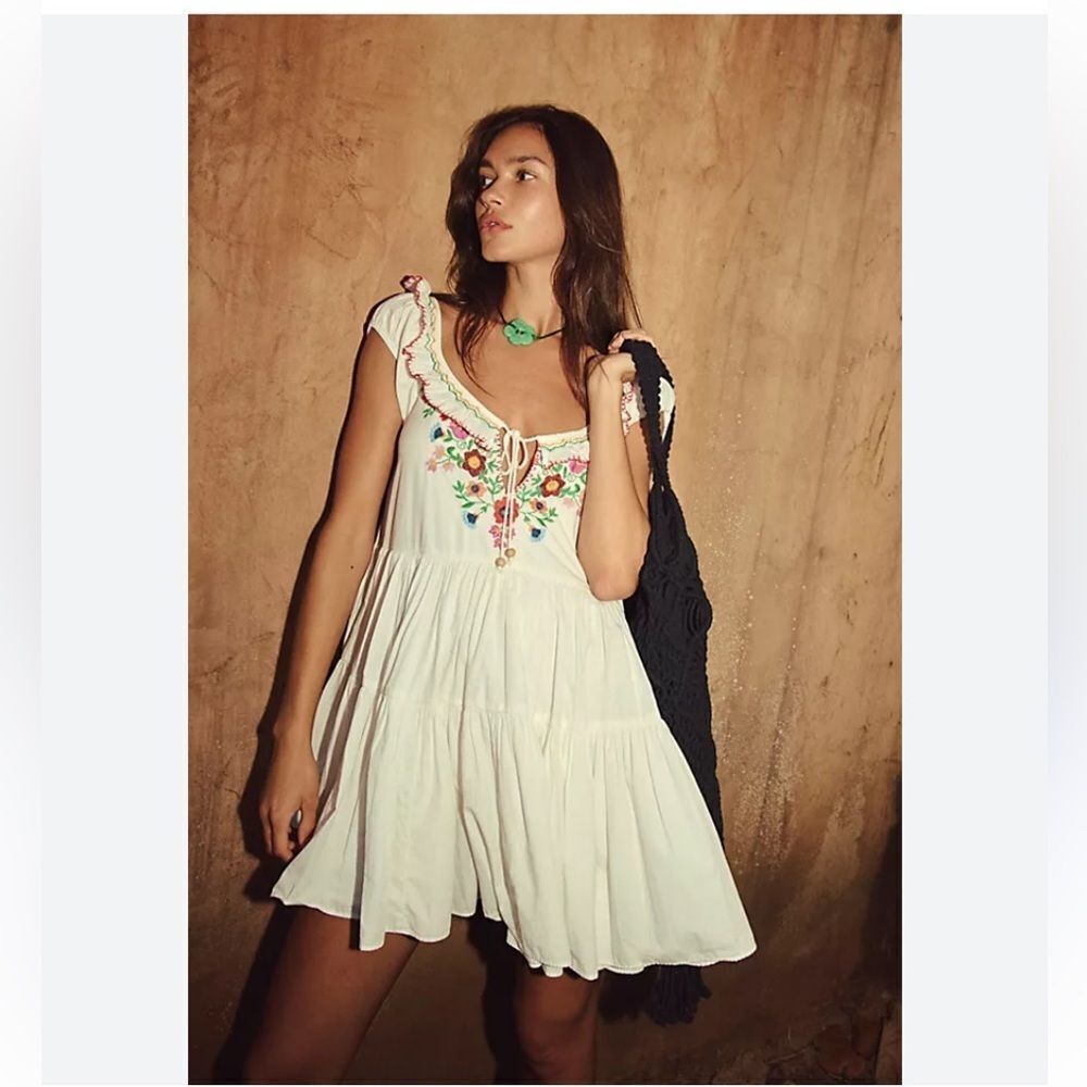 Free People Large Celia Mini Dress